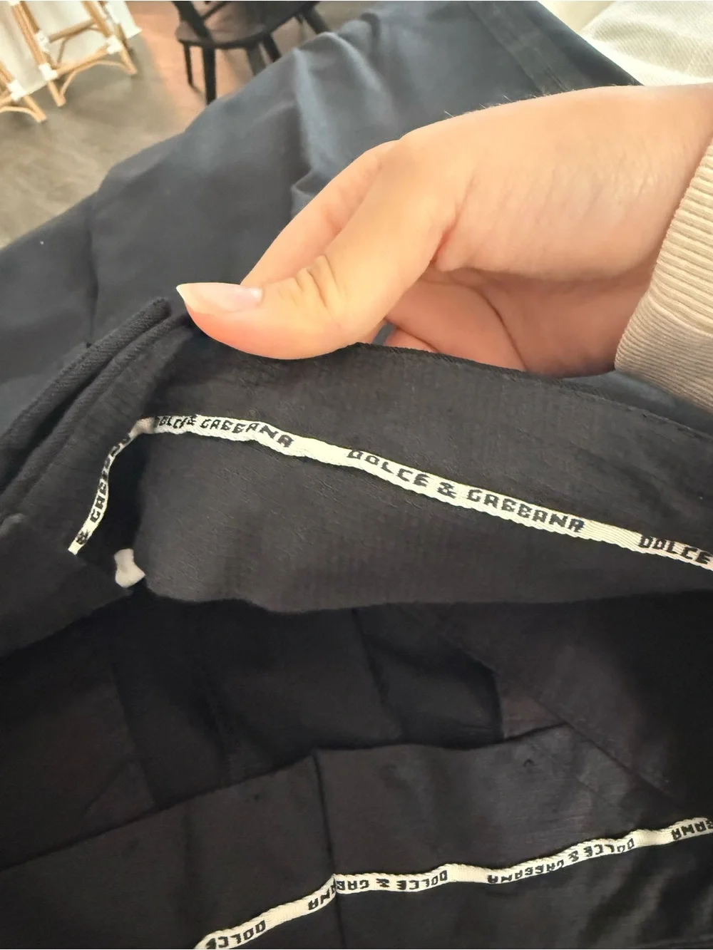 Dolce & Gabbana Black Two-Piece Tuxedo Blazer & Trousers